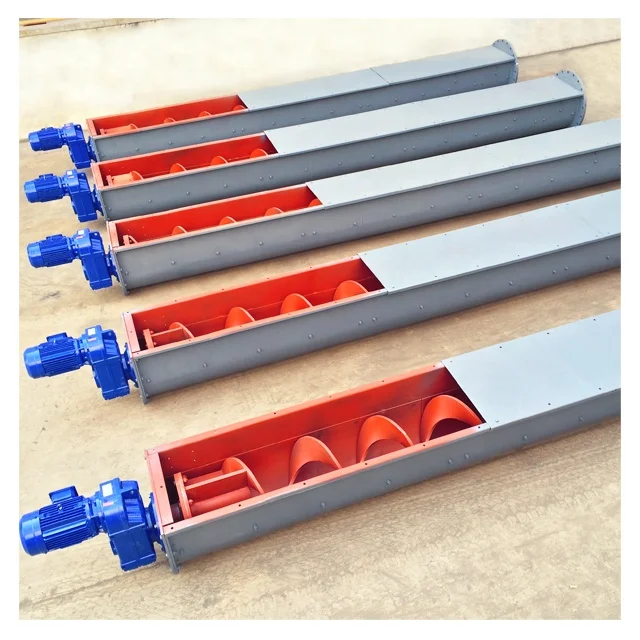 Large capacity slurry auger conveyor for sludge