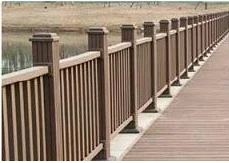 outdoor wood plastic composite wpc fence post pergola fence slats