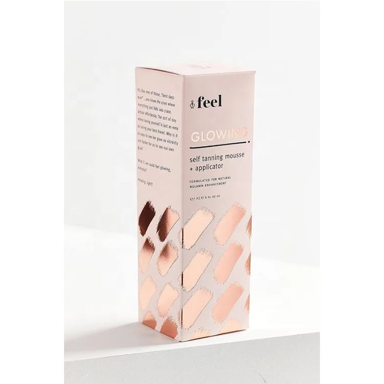 Luxury Fancy Eco-friendly Custom Folding Paper Face Cream Packaging Skin Care Gift Box Cosmetic