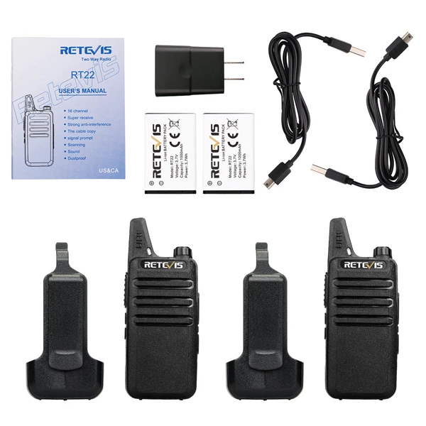 2 way radio Licence free UHF FRS or PMR Mini Portable Rechargeable Twin walkie talkies two way radios