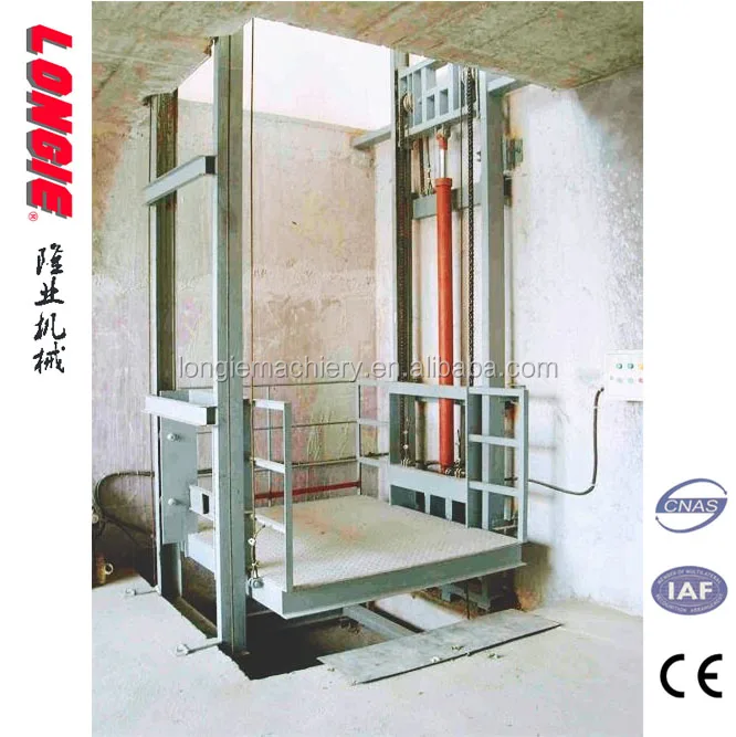 
LISJD0.8-4.5 Electric hydraulic cylinder cargo elevator lift 