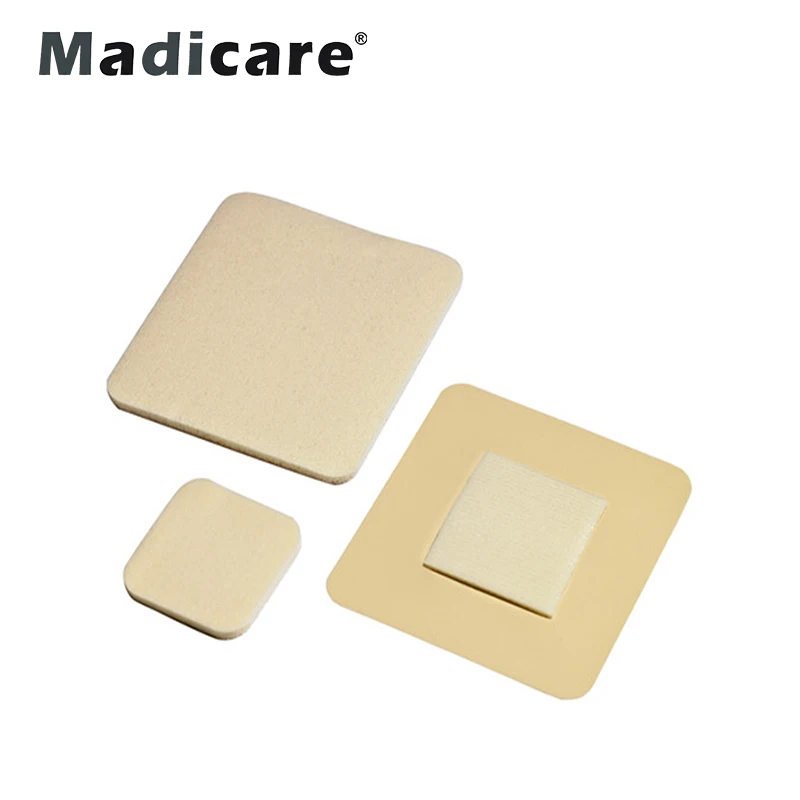 Medical Foam Dressing Non Adhesive For High Exudation Wounds: Ulcers Bedsores Donated Skin Areas Burn Hurt