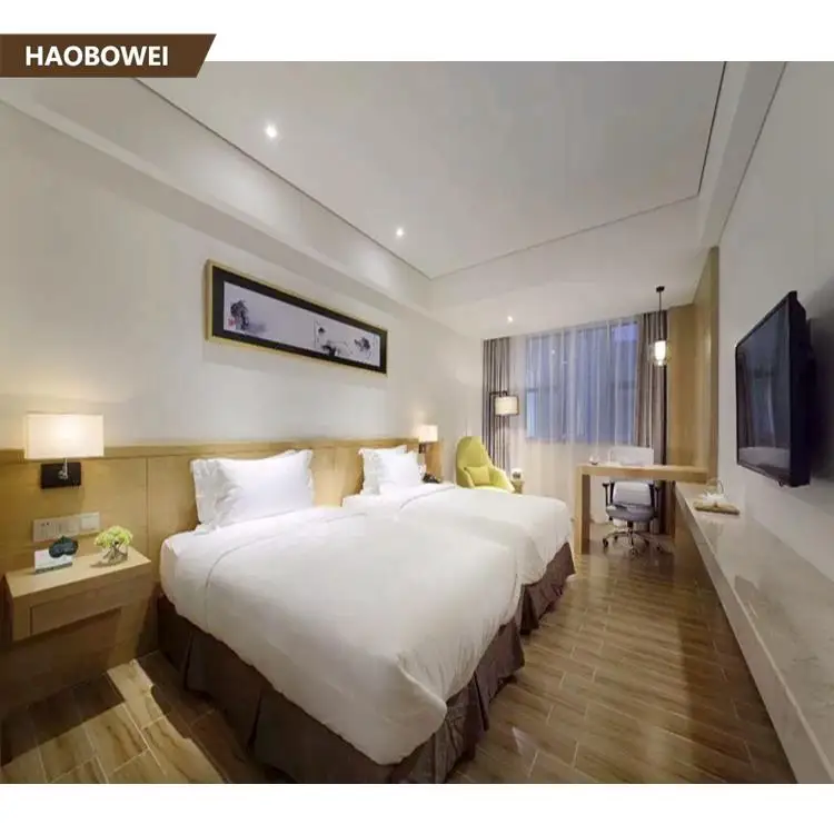 
Modern Bed Room Wood Furniture For Hotel Rooms 