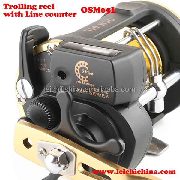 Line Counter Level Wind sea fishing trolling reel