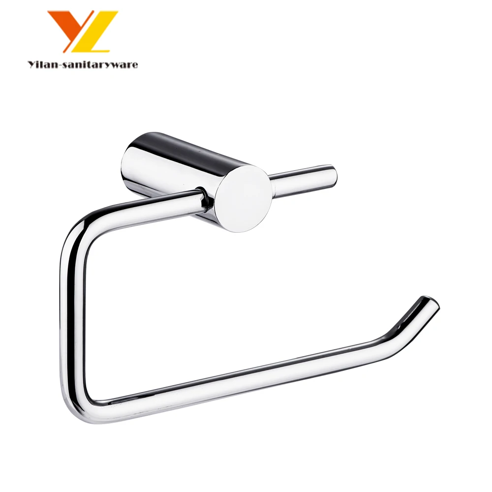 Элегантный дизайн настенных хромированные ванная комната двойной полотенцесушители латунь