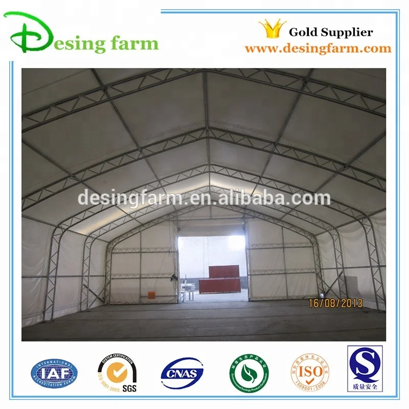 Steel Structure Large Outdoor PVC Storage Tent As Warehouse