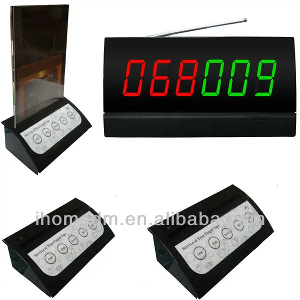 Вызов службы системы беспроводной пейджер гостя вызов официанта системы