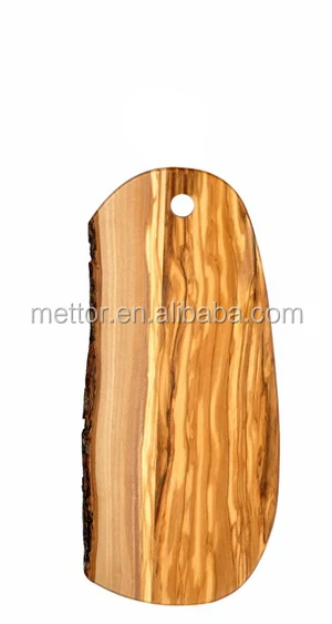 
Mettor hot sale aciaca cutting board with bark live edge board 