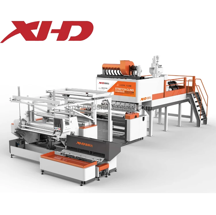 XINHUIDA MACHINERY fully automatic 1500mm cast stretch film making machine