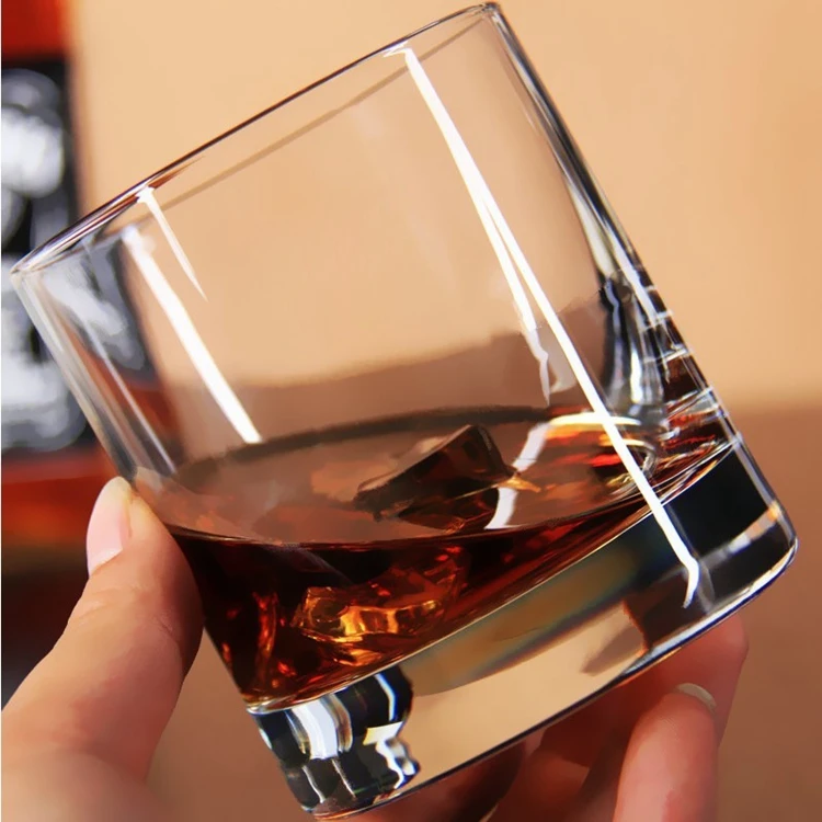 
Premium Lead-Free Glass Cups Tasting Tumblers Drinking Bourbon Whiskey Glasses 