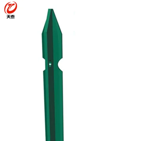 China Manufacturer 10 Ft Steel T Fence Post Available in thickness of 3mm to 4mm, length of 1m to 3m