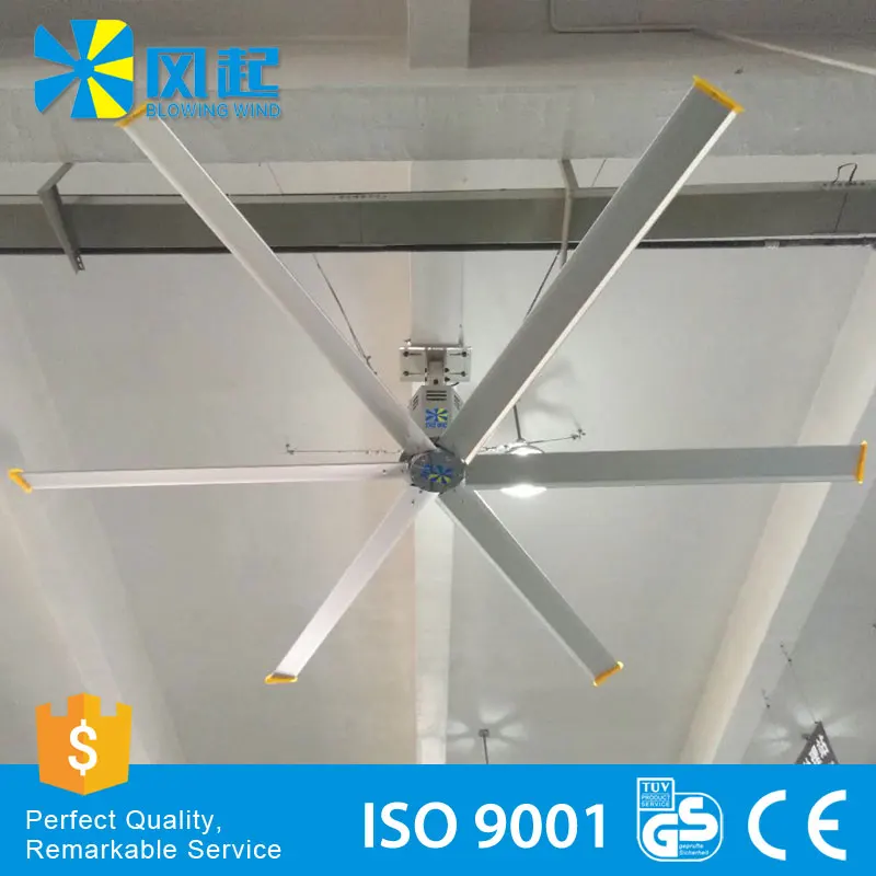 20ft Hvls Air Cooler Industrial Large Ceiling Fan Power Consumption