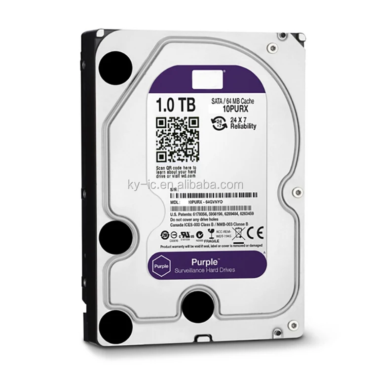 1TB Purple Warranty 3 Years Original CCTV Surveillance Hard Drive
