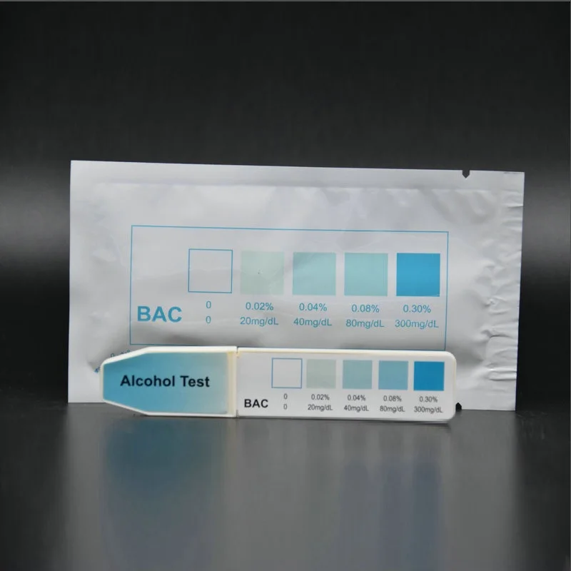 CE  ISO manufacture  factory  price  factory  supply low  price Home or Work One Step Rapid Alcohol Screening Test