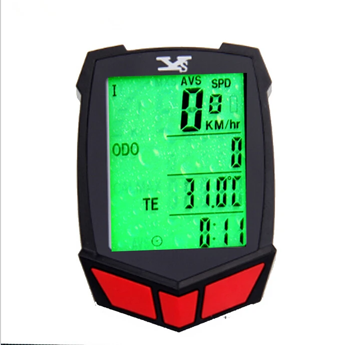 YS-661 OEM wired bike computer bicycle computer exercise waterproof bike bicycle computer odometer best seller