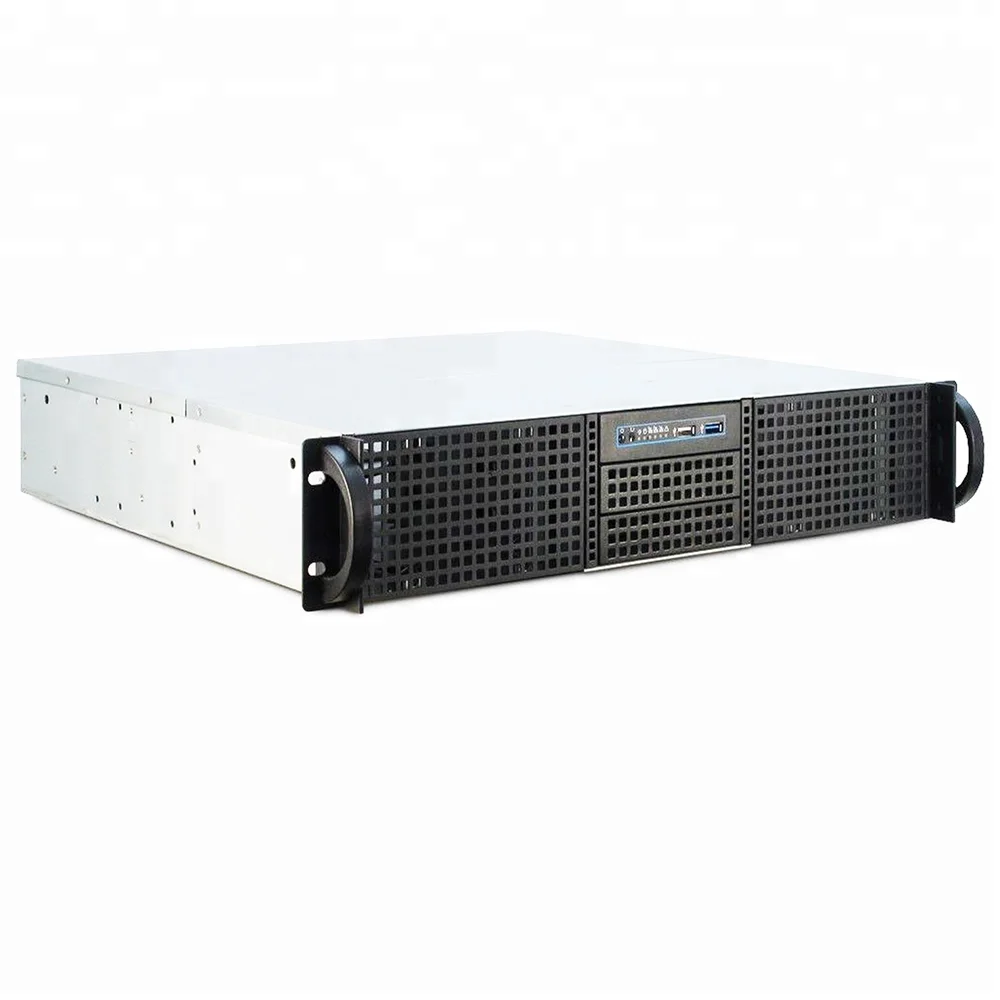 PC Computer Industrial Rack Mount Server Chassis Case 2U