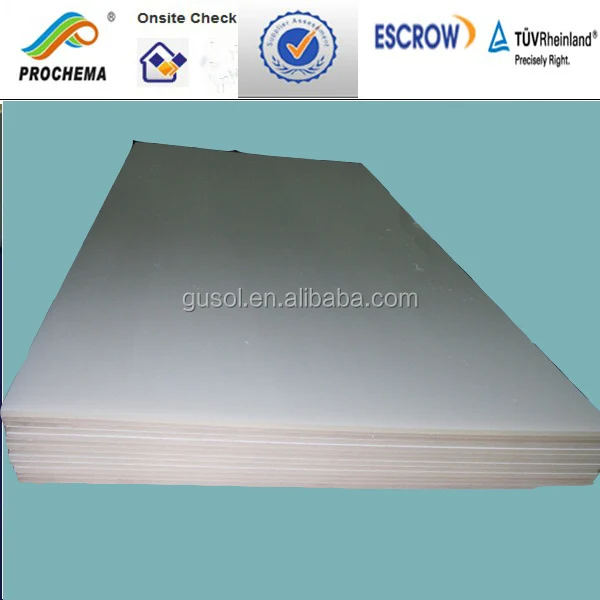 Для нефтехимической поле изоляции инженерный пластик pvdf лист, PVDF панель