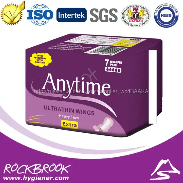 Высокая абсорбент леди гигиенической прокладки / гигиенические прокладки оптовая продажа сделано в китае