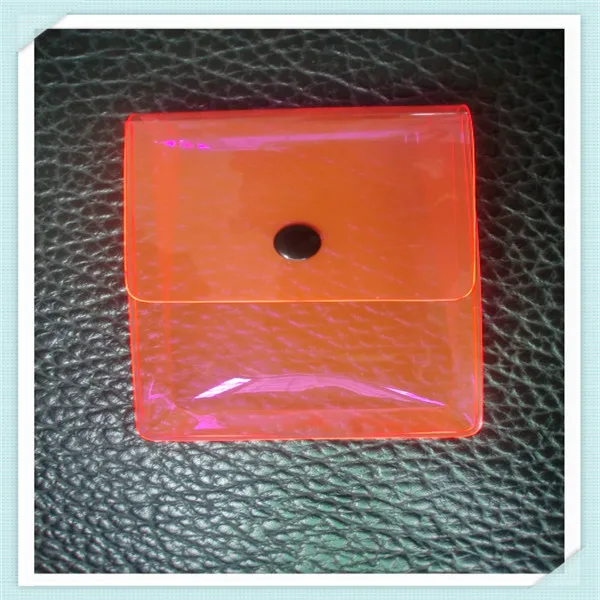 red pvc bag with flap (1)