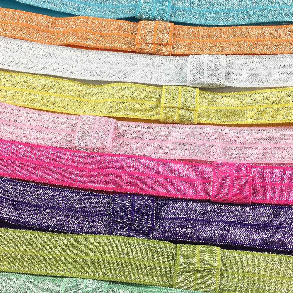 1.5cm silver wire elastic band women and girl hair fashion accessories headwear