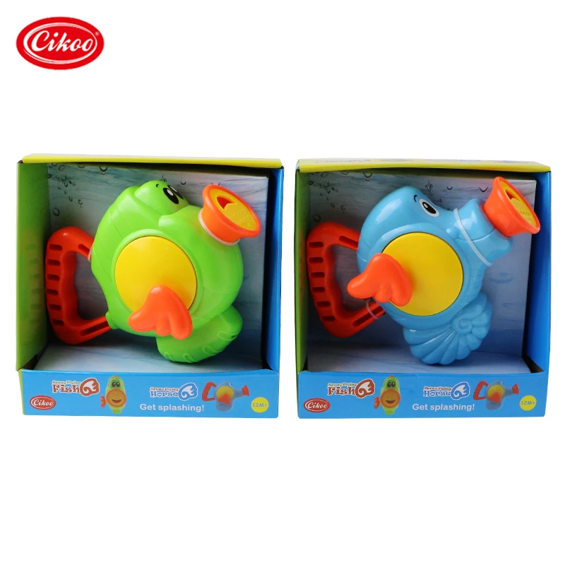 
shower gift spray fish/horse baby bath bathtub toys for kids plastic hot new 2019 children 