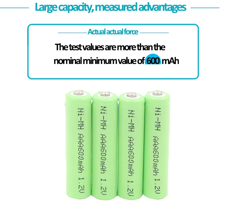 1.5v AA rechargeable battery NiMh AA 1.2v li-ion rechargeable batteries 2500mAh