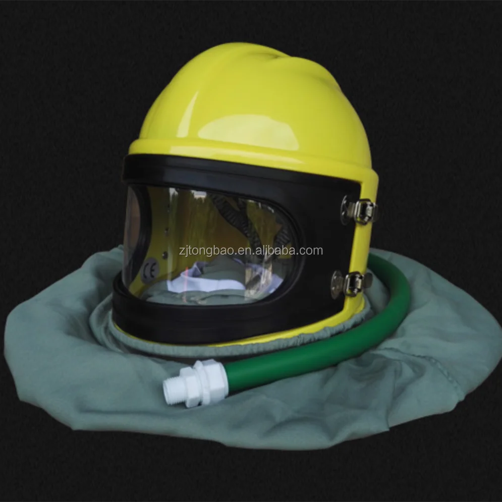 Sand blast clothes, suit, blasting helmet