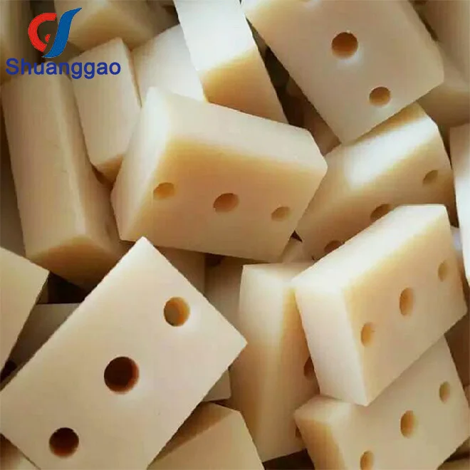 engineering plastic self-lubricating PA6 PA66 sliding blocks nylon block