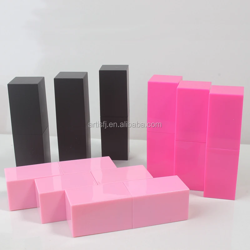 Wholesale best selling oem pink black lipstick tube for makeup lipstick manufacturer