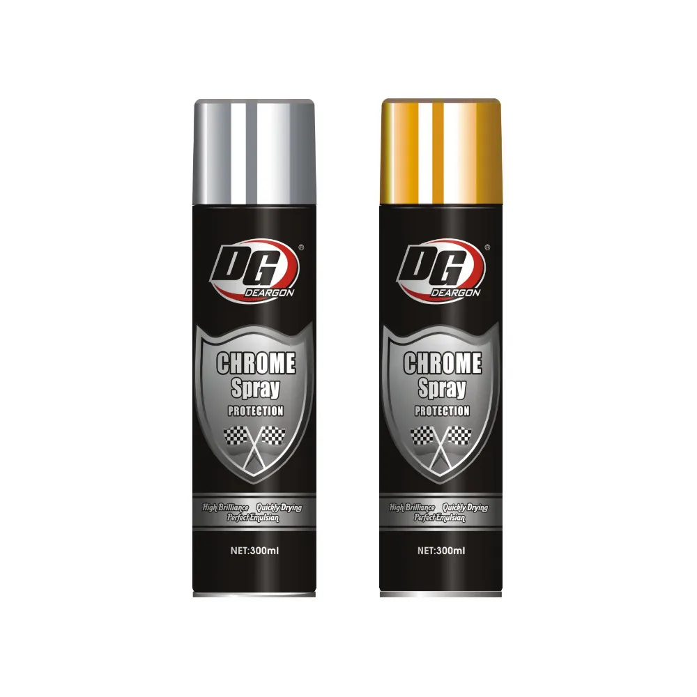 liquid chrome color car aerosol  paint chrome spray paint for metal and plastic