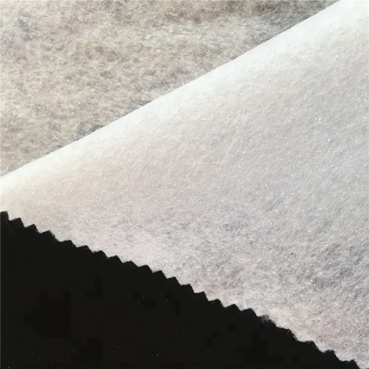 fusing iron-on wadding fusible interlining non woven adhesive felt for bags and winter garment fusible interlining
