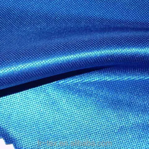 Polyester Sportswear Breathable Dazzle Pique Knit Fabric For Sportswear