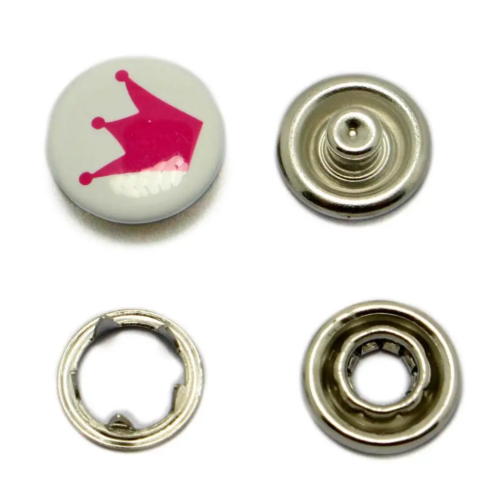 custom kawayi cap & hole pattern snap button