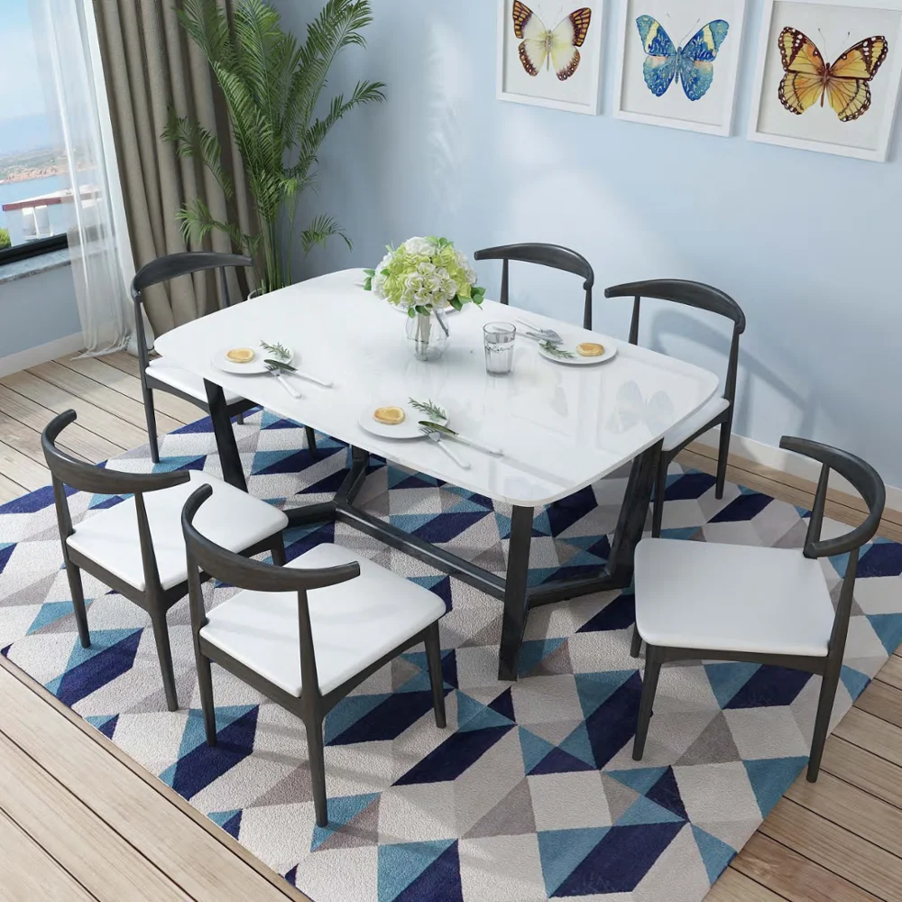 Modern style dining table with chair
