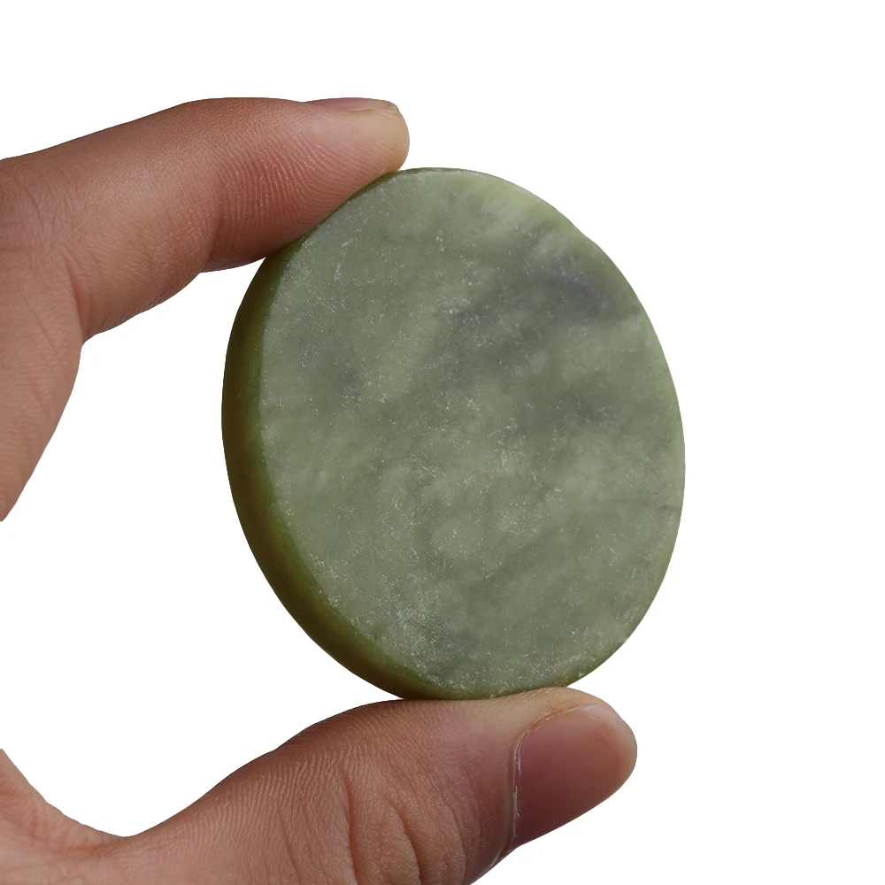 High Quality Round  Jade Stone Eyelash Extension Glue Jade Stone  lash extensions glue holder