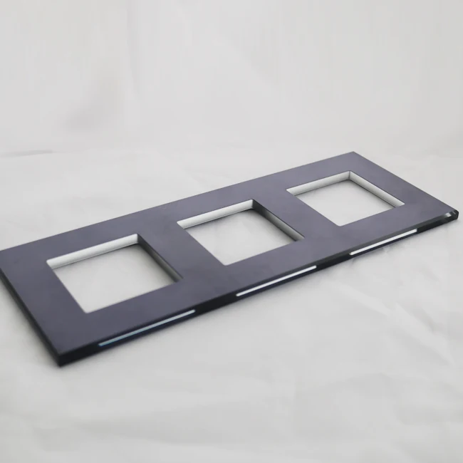 touch switch plate for wall glass touch button panel