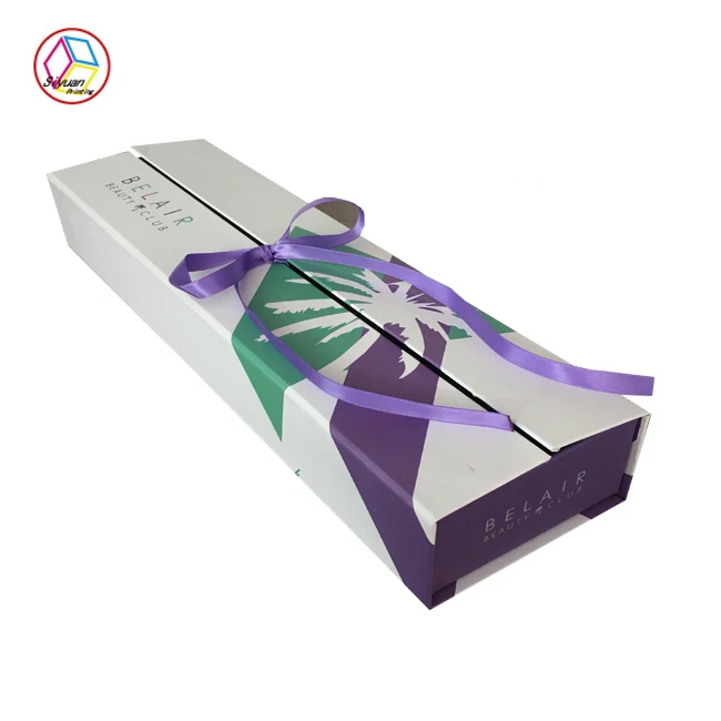 Custom logo luxury wig packaging box for wig packaging