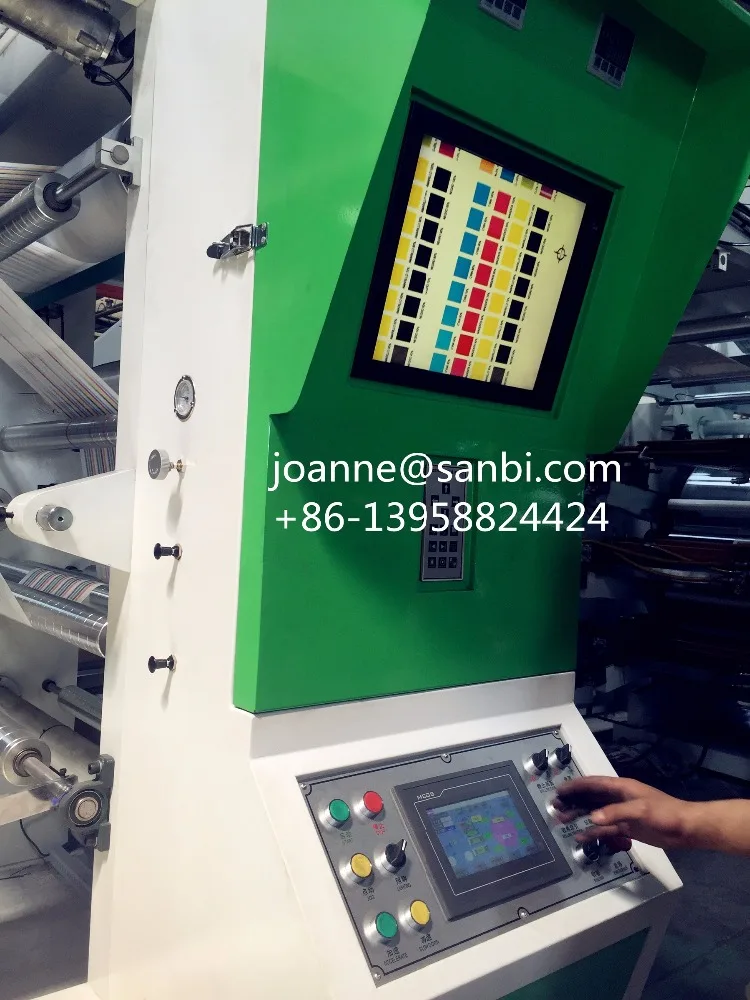 High speed CI flexo printing machine