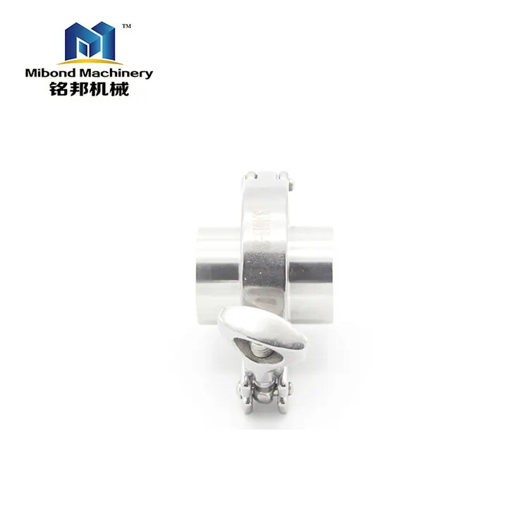 1 set 102MM 4 Inch OD Sanitary Pipe Weld Ferrule + Tri Clamp + PTFE Gasket ss304