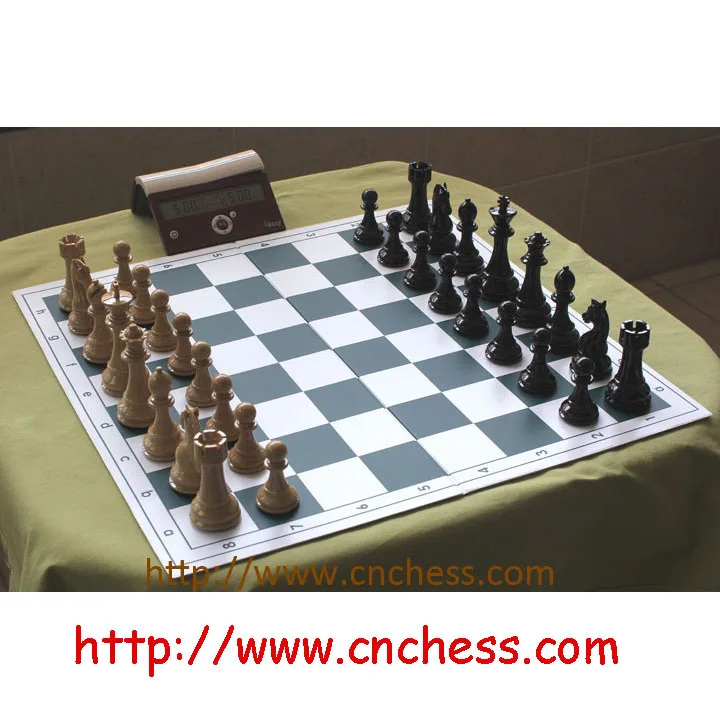 Gemstone marble chess set