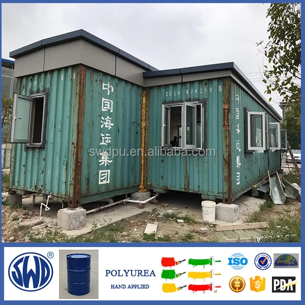 polyurethane rigid coating for metal tanks and towers