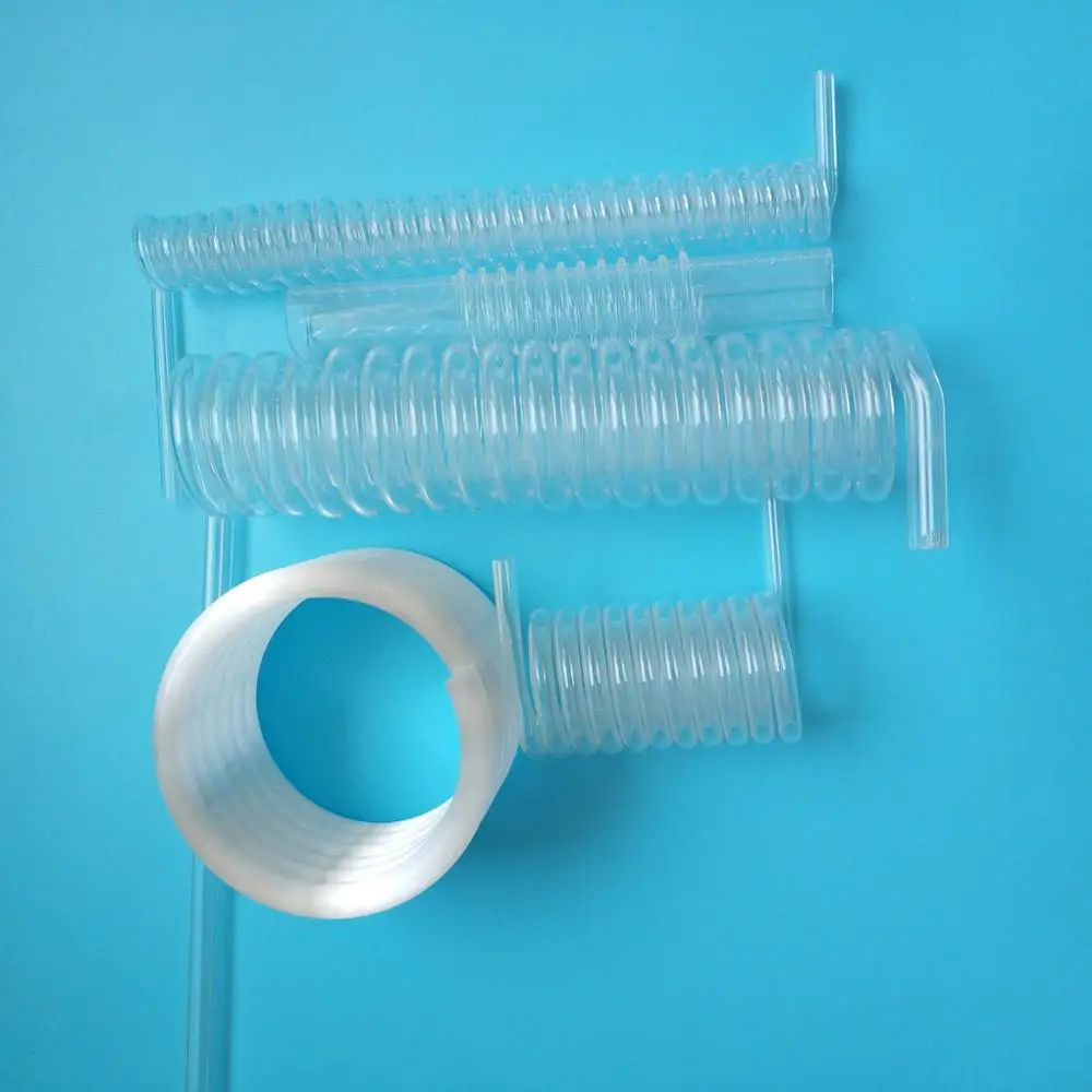 wholesale bulk glass tubing in spiral shape