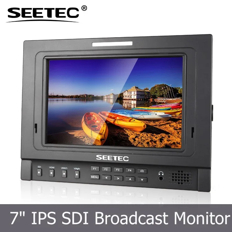 7 дюймов профессиональный фильм видеокамера dslr плечевой камкордер видеокамеры экран фото студии жк-монитор с компонент вход