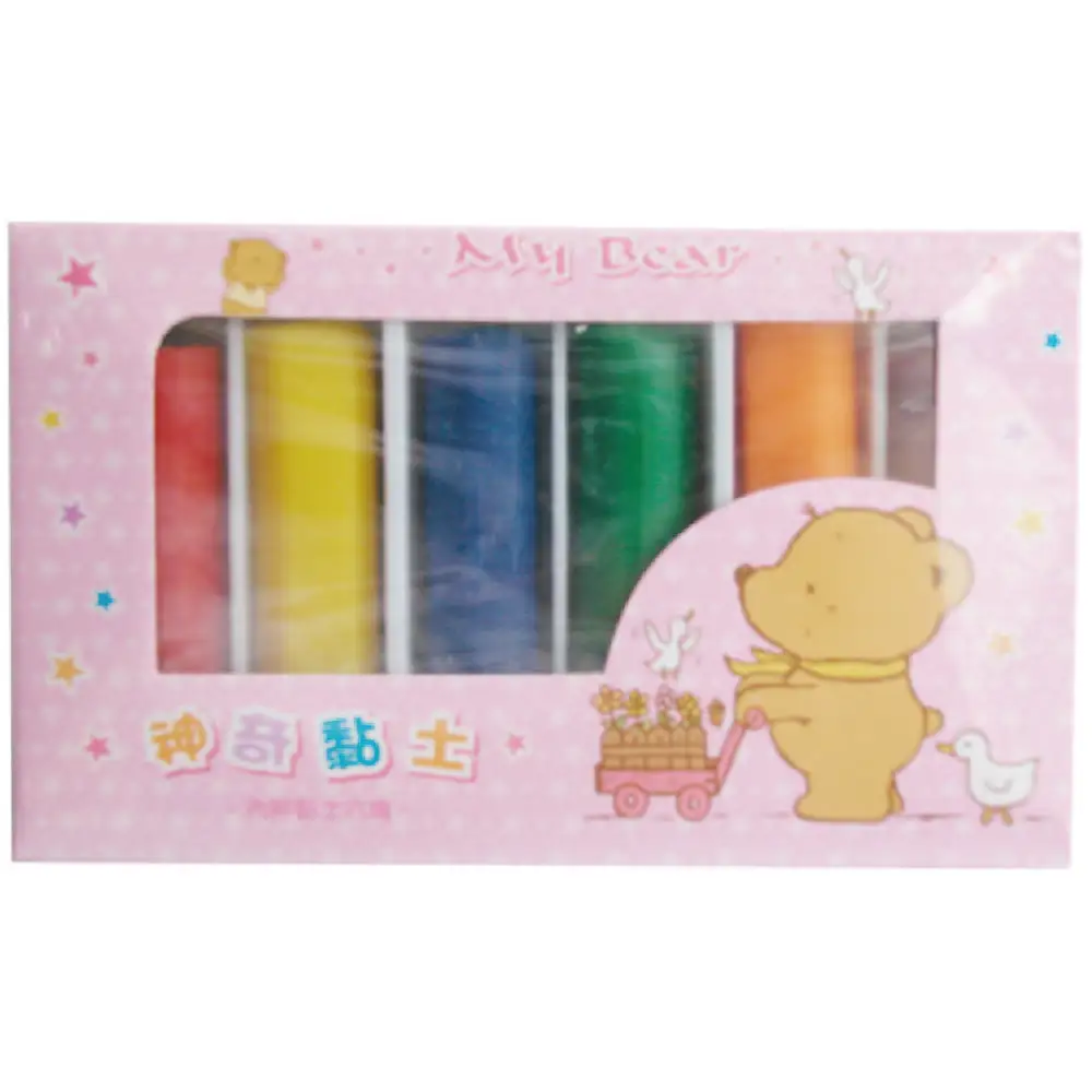 Plasticine Modeling Clay for Kids Toys Kids Dough Tools Toys 500 Set 12P/I 8I/C Customized 267*21*57mm 7B2133-60 CN;FUJ SOUNDY