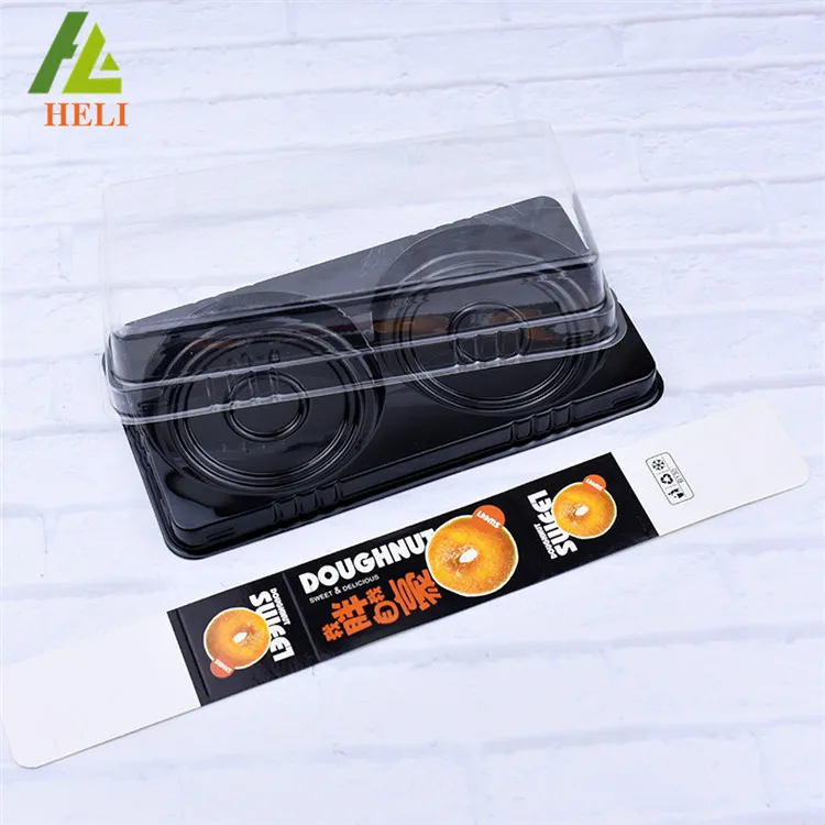Food grade Plastic packaging box for donut