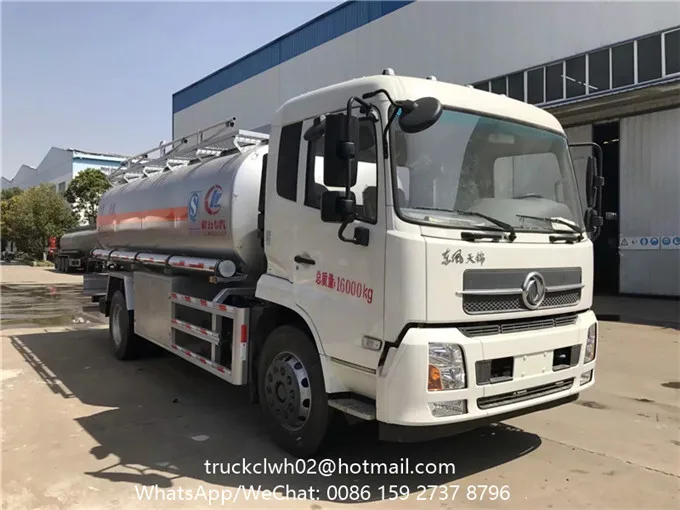 4x2 3000 gallon aluminum fuel tank truck