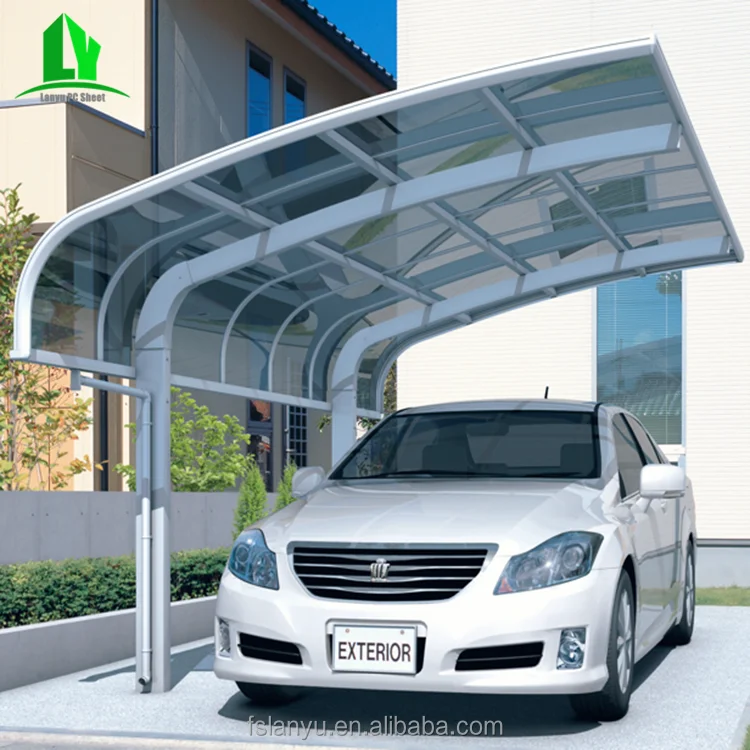 Retractable Double Door Automatic Carport Car Parking Aluminum Metal Carport