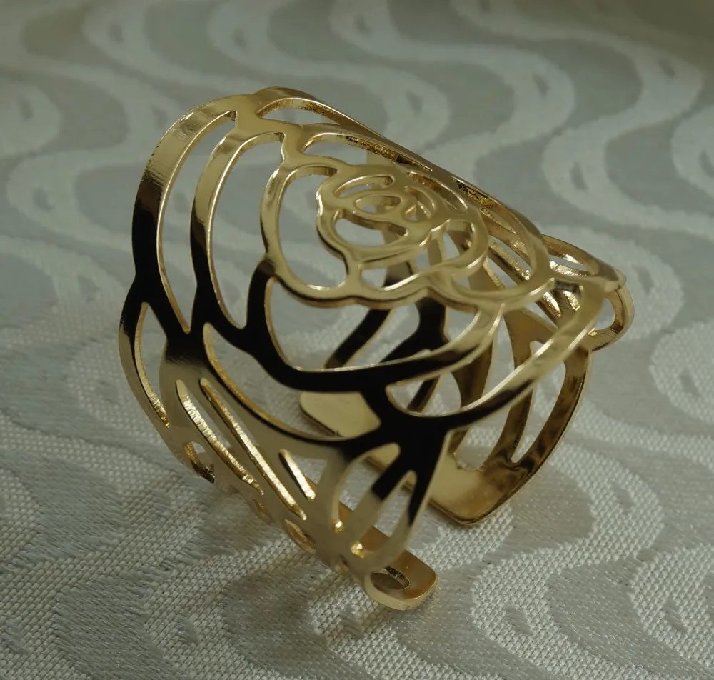 insisted developing new product banquet use cheap gold color metal napkin ring