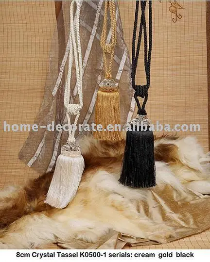 Crystal Curtain Tassel Tieback C0700 Series