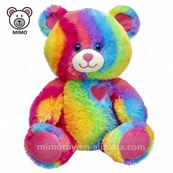 European Standard Custom 6 PACK Stuffed Small Colorful Teddy Bear Toy Set New Kids Cartoon Soft Toy Wholesale Mini Plush Bear